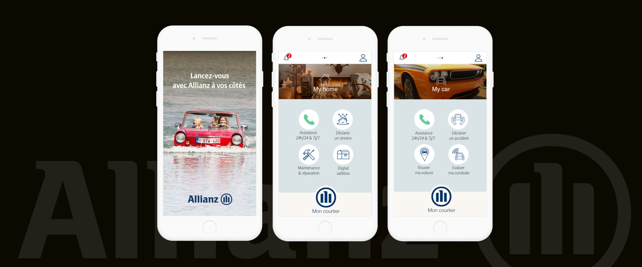 Allianz Belgique &mdash; Application mobile grand public