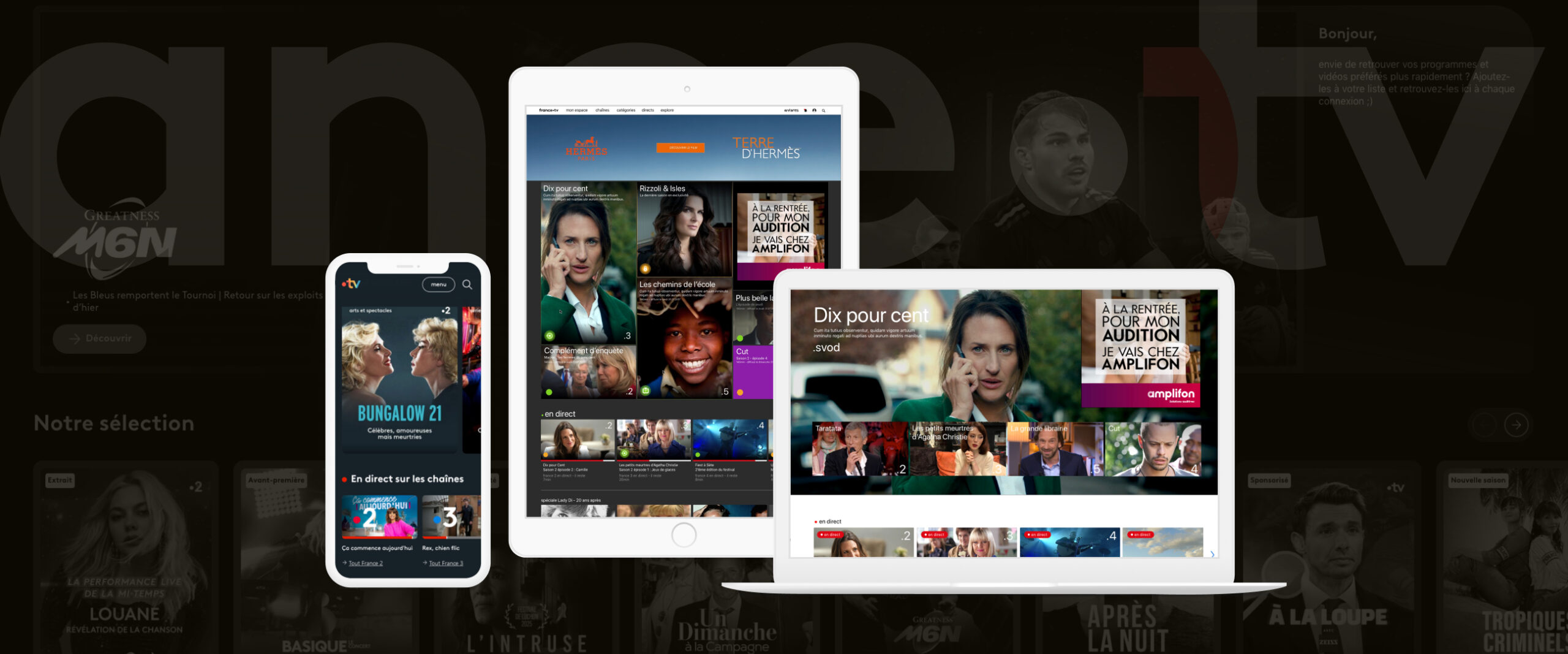 France T&eacute;l&eacute;visions &mdash; Refonte UX/UI de france.tv