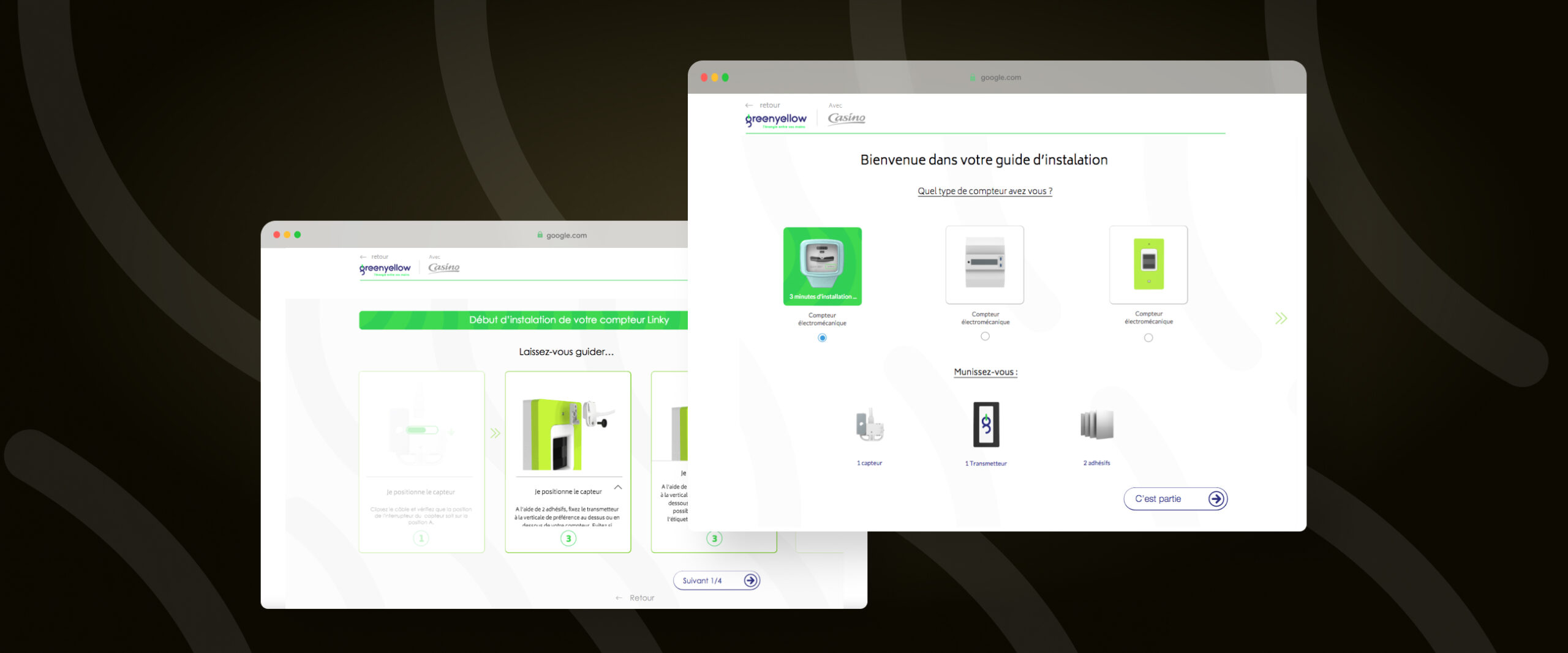 GreenYellow &mdash; Guide d&rsquo;installation capteur
